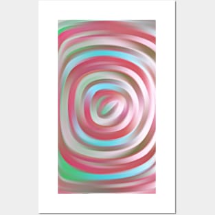 Hypnotic rainbow Posters and Art